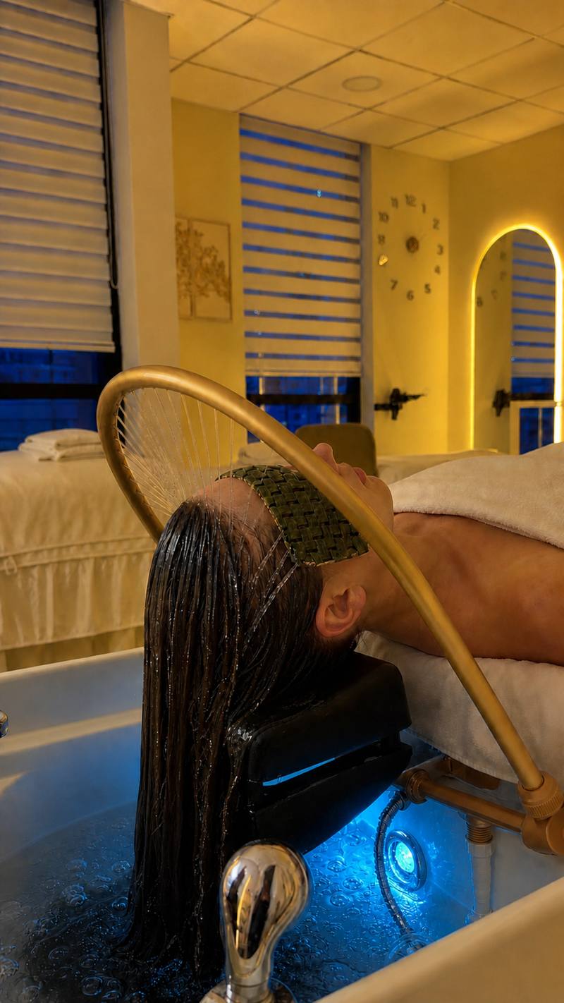 Masaje con piedras calientes durante la Experiencia Imperial en Pure Spa
